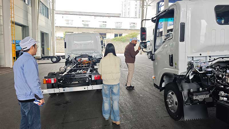 South American Client Inspects China Isuzu Factory for 60-Unit Refrigerated Truck Project South American Client Inspects China Isuzu Factory for 60-Unit Refrigerated Truck Project