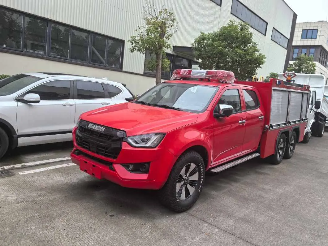 Qingling Isuzu 6x6 Off-Road Foam Fire Truck Released for Global Export