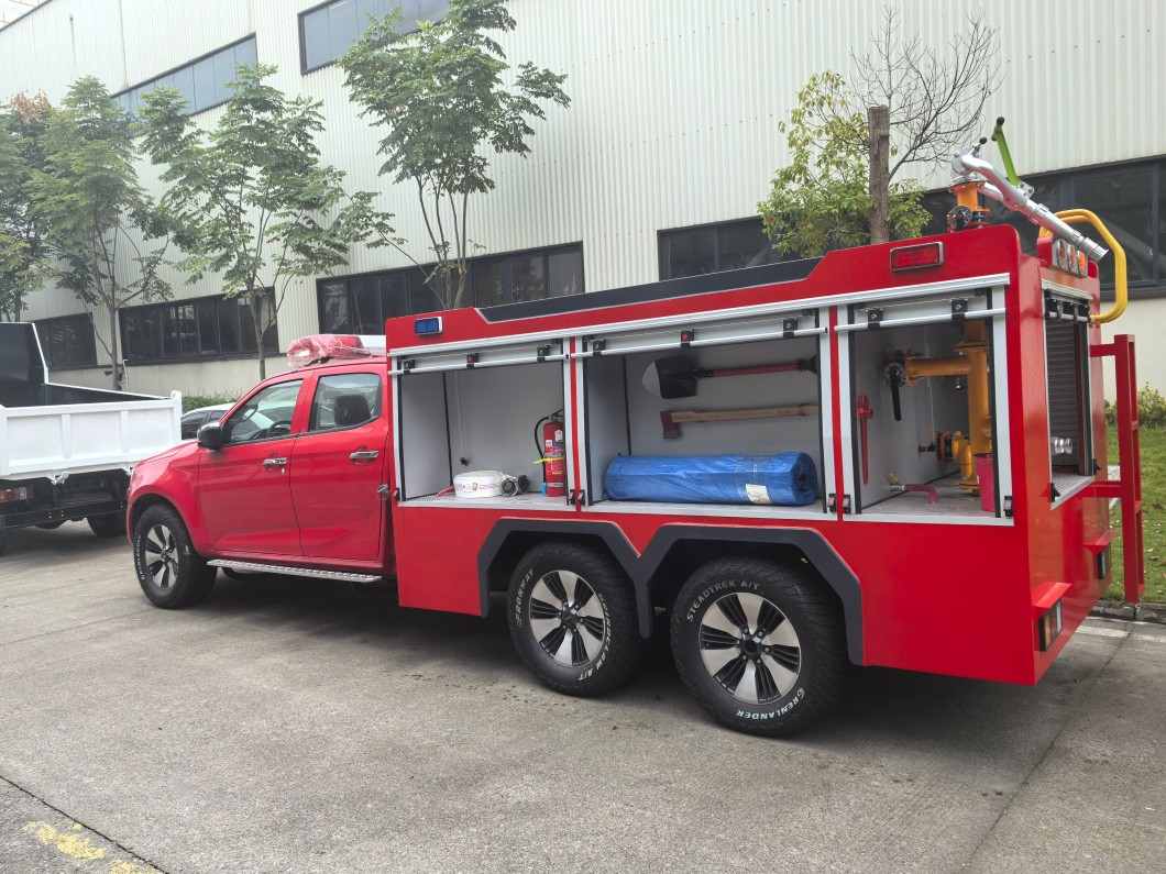 Qingling Isuzu 6x6 Off-Road Foam Fire Truck Released for Global Export