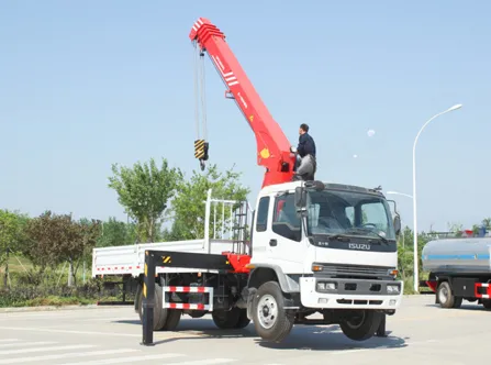 Azerbaijan Isuzu 10tons Palfinger crane mounted truck