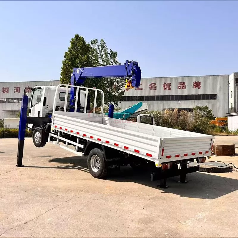 Isuzu KV100 Straight-Arm Crane Truck: High-Efficiency Lifting Solution for Logistics & Construction
