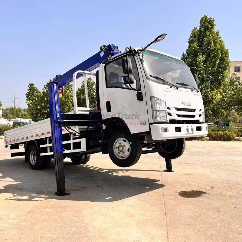 Isuzu KV100 Straight-Arm Crane Truck: High-Efficiency Lifting Solution for Logistics & Construction