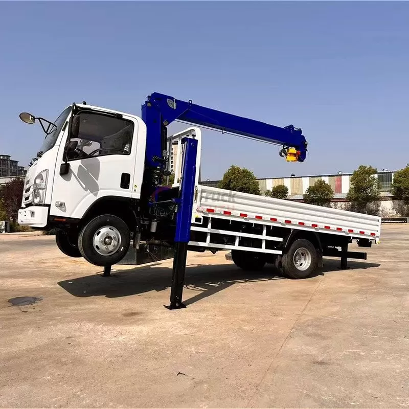 Isuzu KV100 Straight-Arm Crane Truck: High-Efficiency Lifting Solution for Logistics & Construction