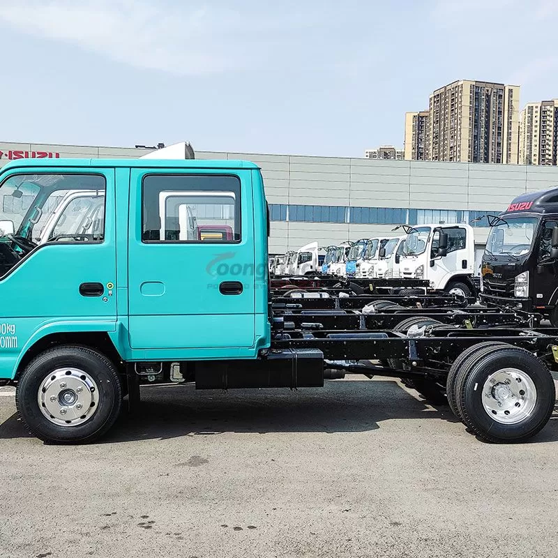 Multi-Purpose Isuzu 100P Double Cab Chassis for Municipal Work & Urban Delivery