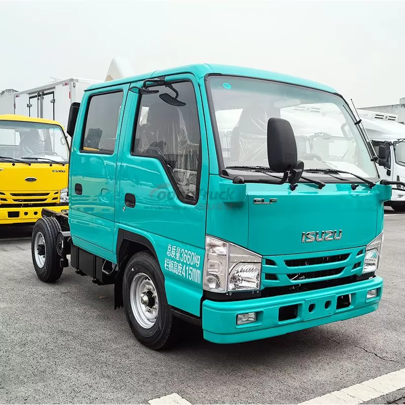 Multi-Purpose Isuzu 100P Double Cab Chassis for Municipal Work & Urban Delivery