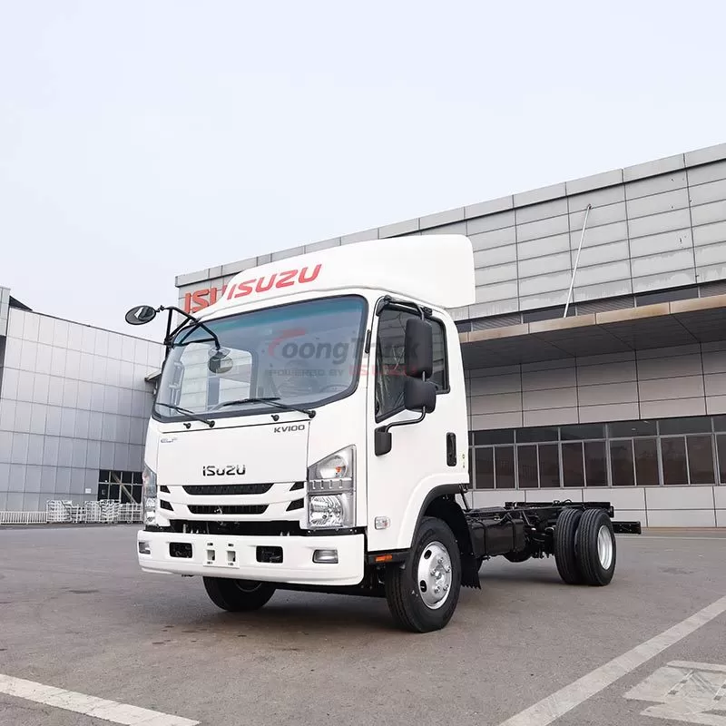 ISUZU NKR KV100 Light Commercial Vehicle Chassis Truck Diesel Fuel 4x2 Drive Wheel Left Steering