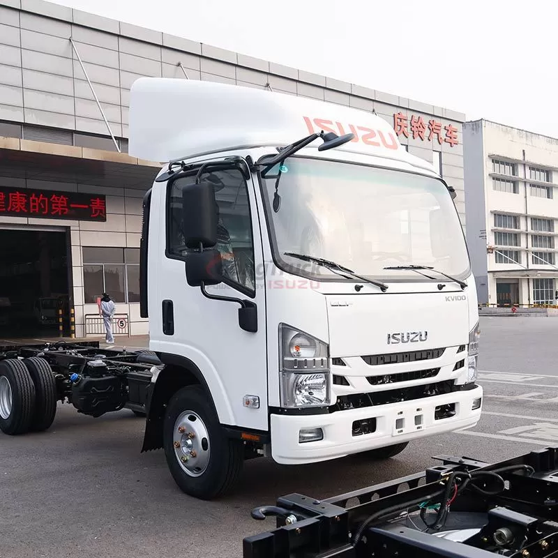 ISUZU NKR KV100 Light Commercial Vehicle Chassis Truck Diesel Fuel 4x2 Drive Wheel Left Steering