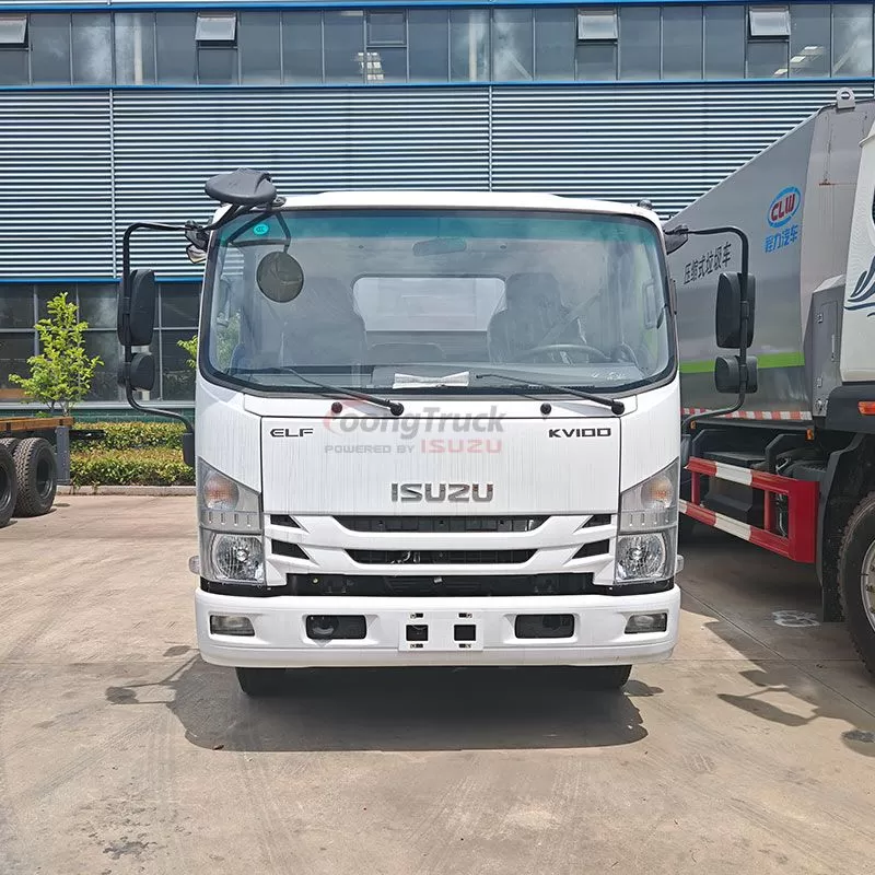 Isuzu KV100 NKR dump truck for transporting cement and river sand