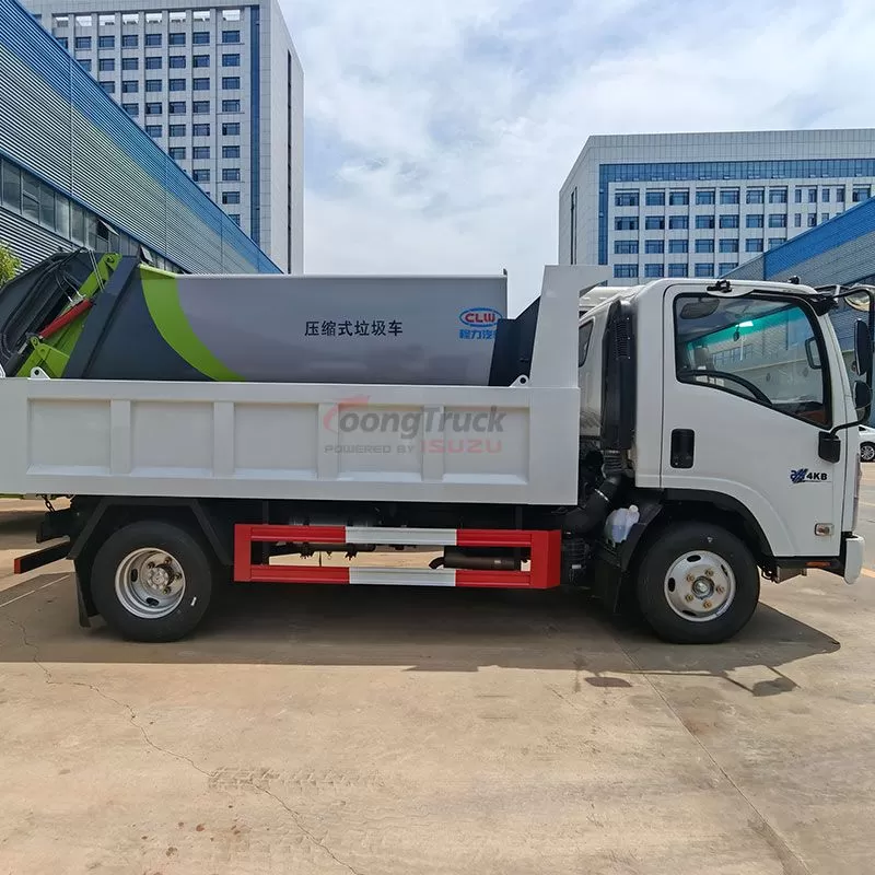 Isuzu KV100 NKR dump truck for transporting cement and river sand