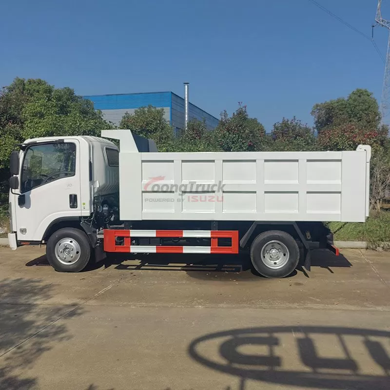 Isuzu KV100 NKR dump truck for transporting cement and river sand