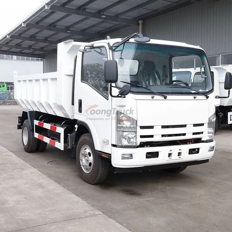 China Qingling ISUZU NPR Dump Truck Tipper 205HP