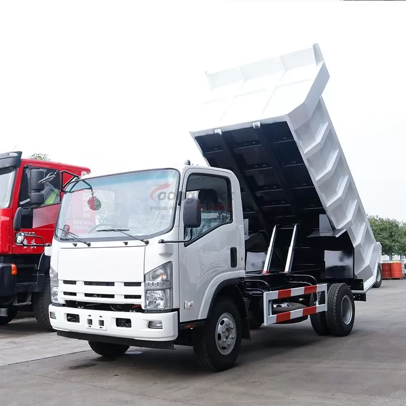 China Qingling ISUZU NPR Dump Truck Tipper 205HP