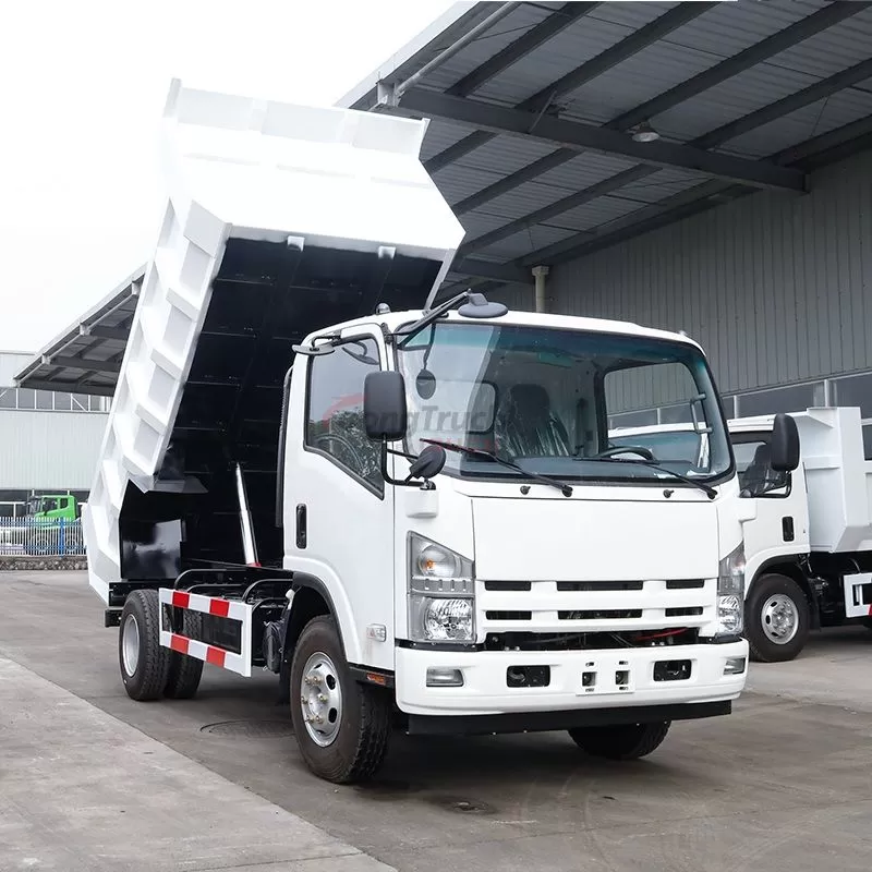 China Qingling ISUZU NPR Dump Truck Tipper 205HP
