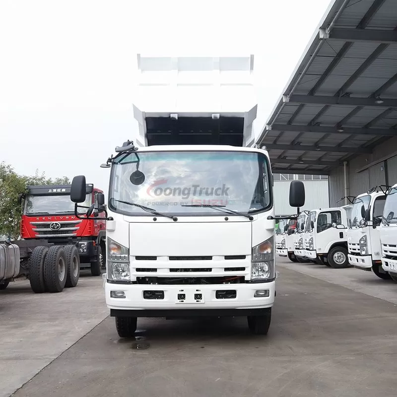 China Qingling ISUZU NPR Dump Truck Tipper 205HP