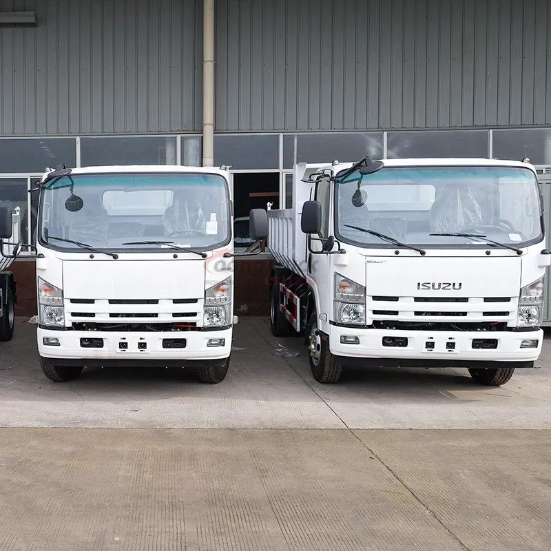 China Qingling ISUZU NPR Dump Truck Tipper 205HP