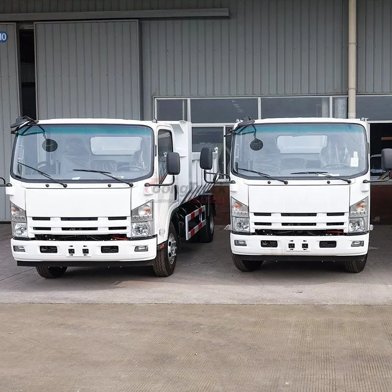 China Qingling ISUZU NPR Dump Truck Tipper 205HP