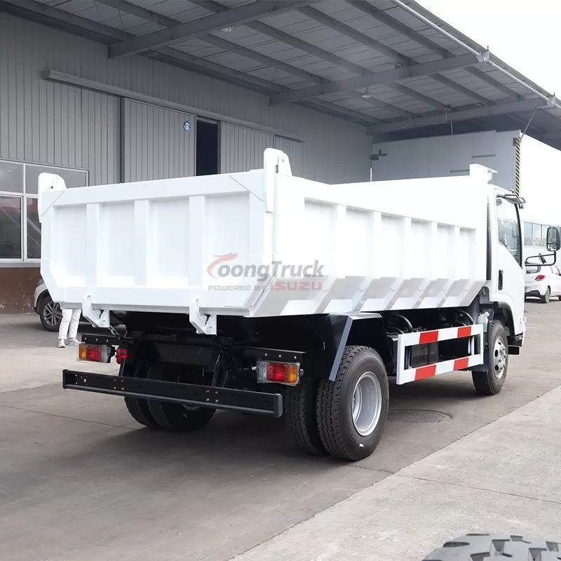 China Qingling ISUZU NPR Dump Truck Tipper 205HP