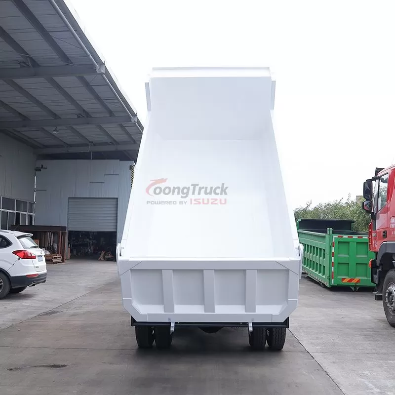 China Qingling ISUZU NPR Dump Truck Tipper 205HP