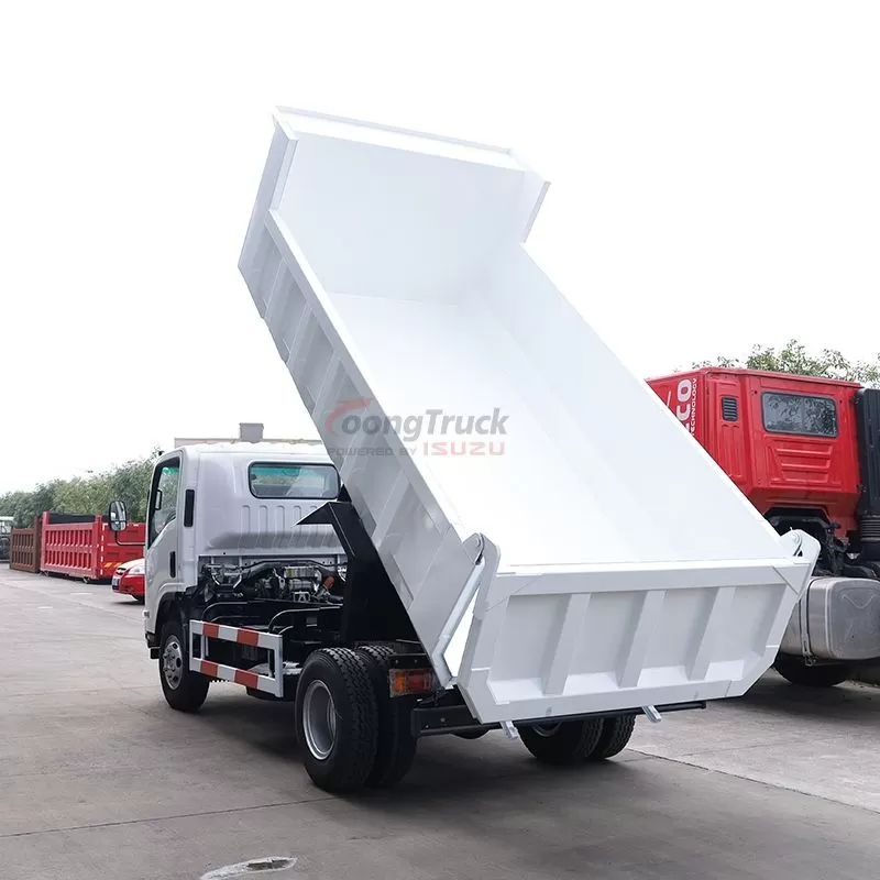 China Qingling ISUZU NPR Dump Truck Tipper 205HP