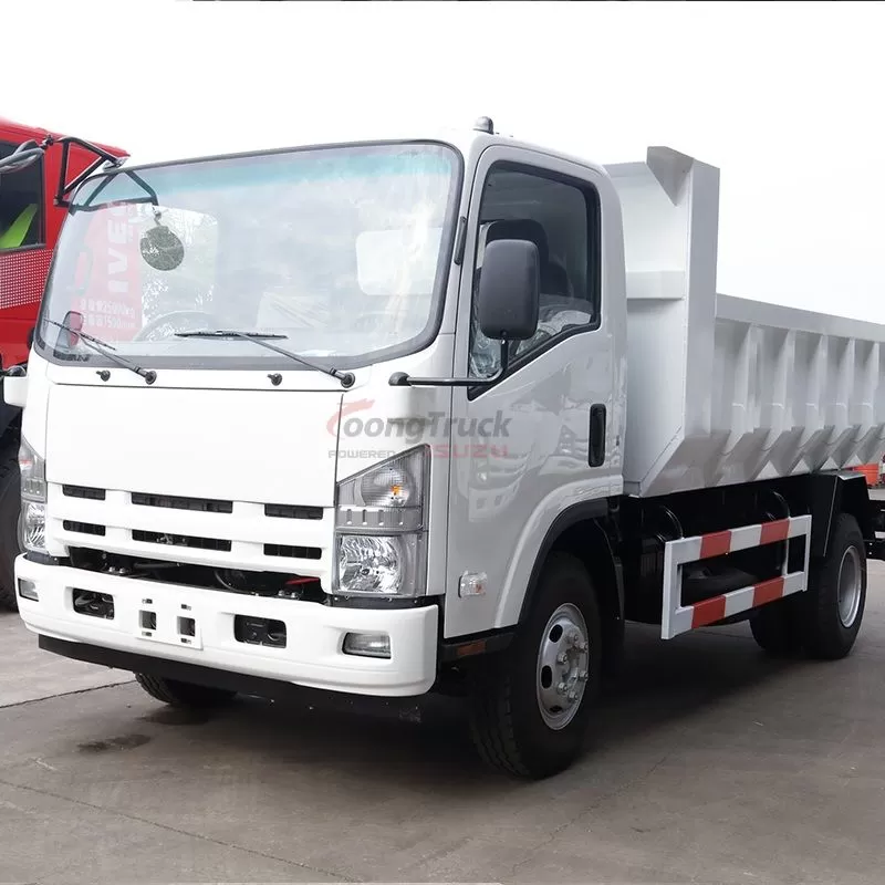 China Qingling ISUZU NPR Dump Truck Tipper 205HP