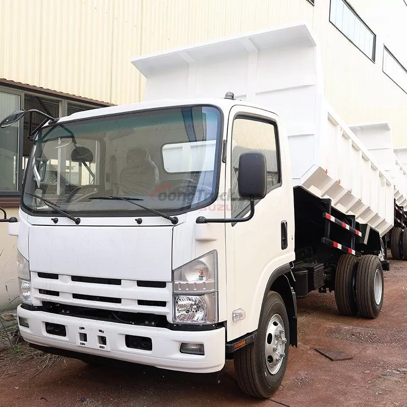China Qingling ISUZU NPR Dump Truck Tipper 205HP