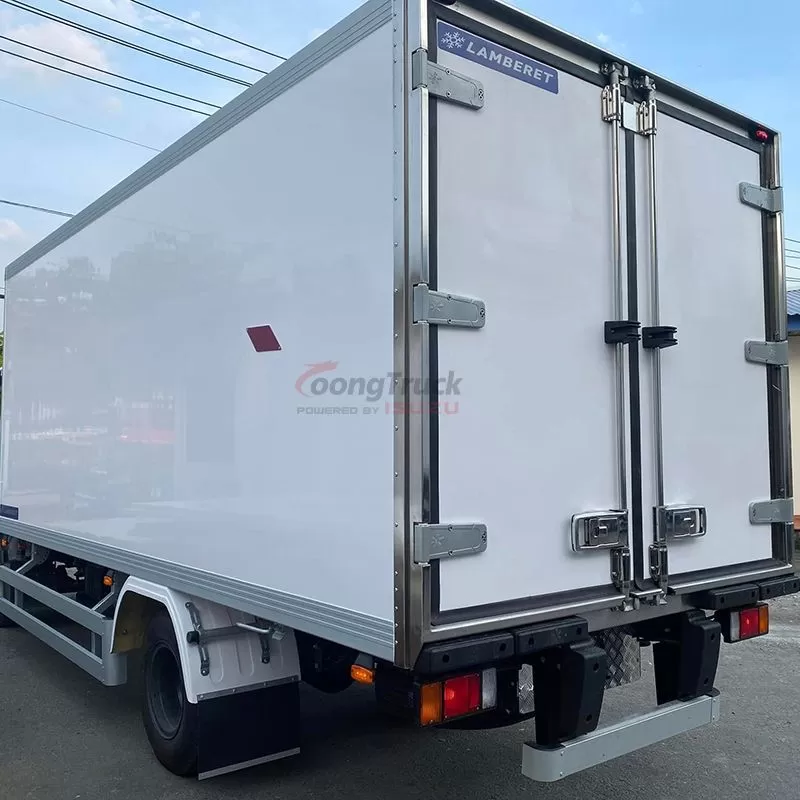China Qingling ISUZU 7T freezer NPR Truck ThermoKing Carrier optional