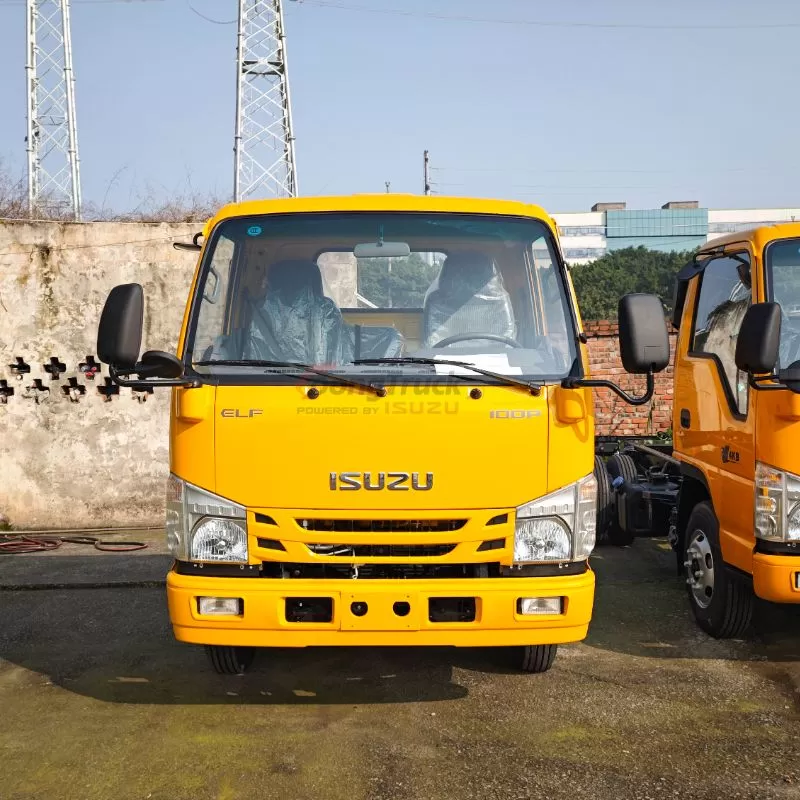 100p Nkr 4X2 Diesel Type Chassis Cargo Truck Chassis for Isuzu