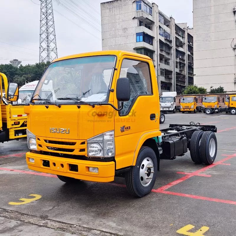 Hot Selling Euro 6 Diesel Isuzu NHR 100P 4x2 Single Cab Chassis Truck