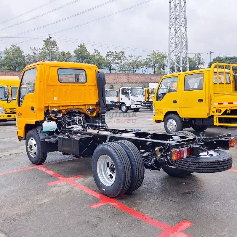 Hot Selling Euro 6 Diesel Isuzu NHR 100P 4x2 Single Cab Chassis Truck