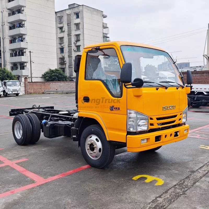 Hot Selling Euro 6 Diesel Isuzu NHR 100P 4x2 Single Cab Chassis Truck