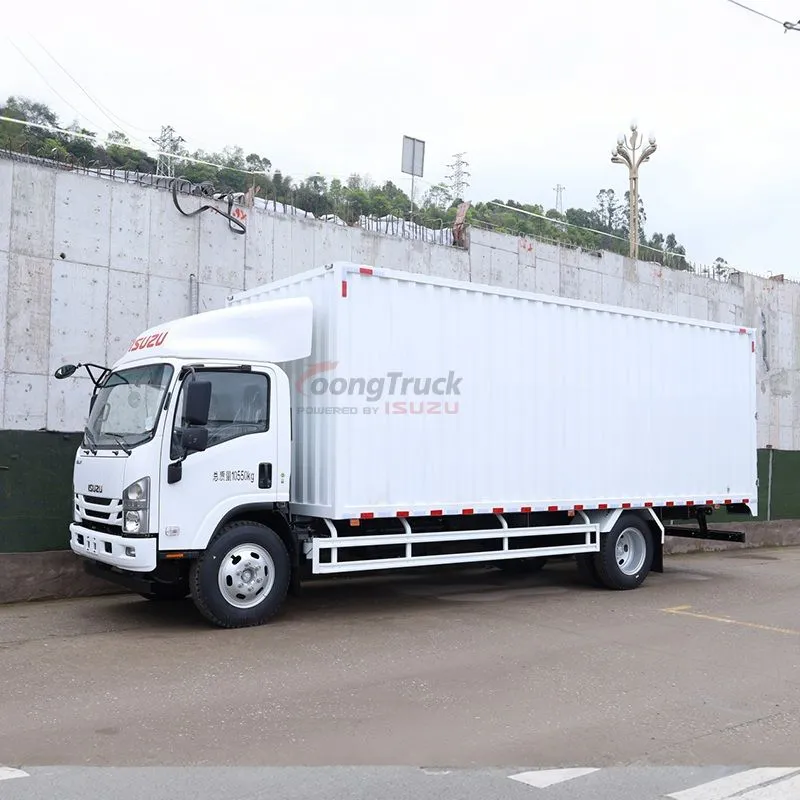 China ISUZU NPR trucks 4 5 7 tons NPR 700P Van trucks