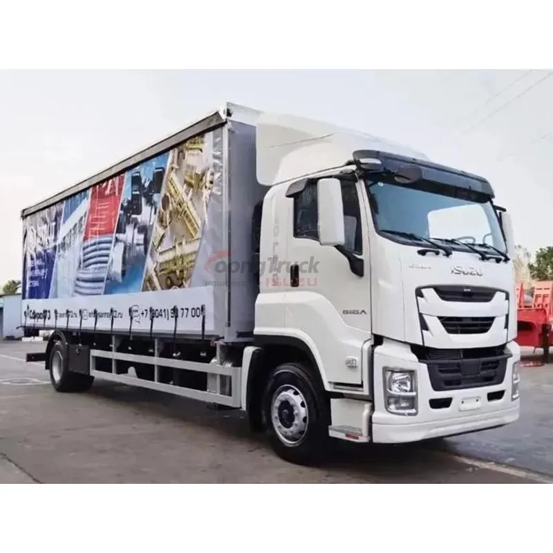 ISUZU GIGA 15 TON VAN BOX TRUCK WITH SIDE CURTAIN
