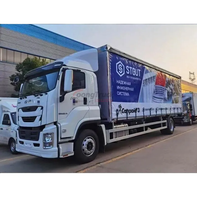ISUZU GIGA 15 TON VAN BOX TRUCK WITH SIDE CURTAIN