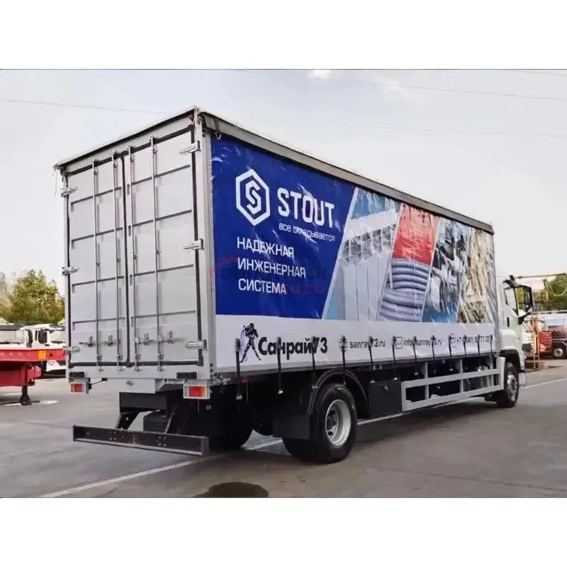 ISUZU GIGA 15 TON VAN BOX TRUCK WITH SIDE CURTAIN