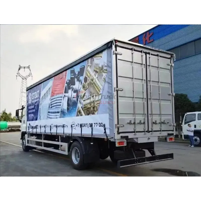 ISUZU GIGA 15 TON VAN BOX TRUCK WITH SIDE CURTAIN