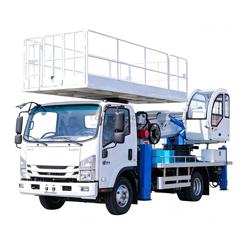 Isuzu 23 Meter, 5 Section Boom Large Aerial Work Platform