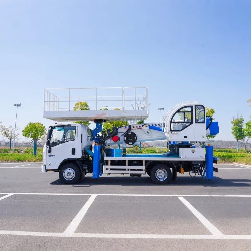 Isuzu 23 Meter, 5 Section Boom Large Aerial Work Platform