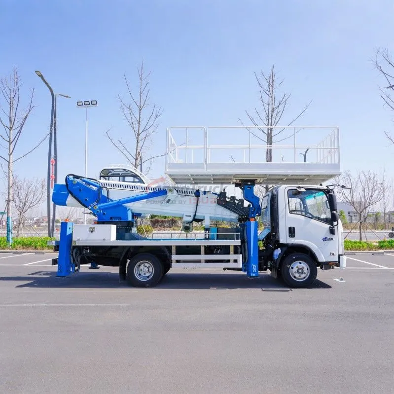 Isuzu 23 Meter, 5 Section Boom Large Aerial Work Platform