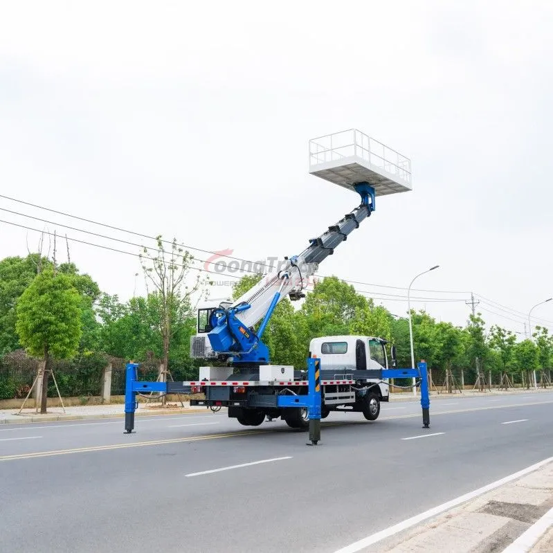 Isuzu 23 Meter, 5 Section Boom Large Aerial Work Platform