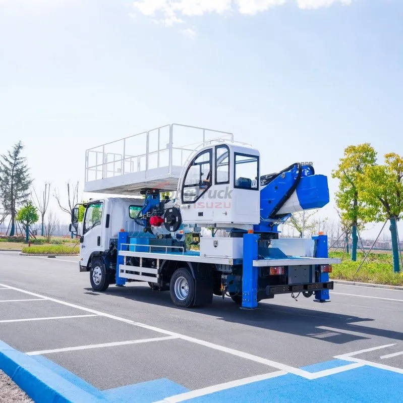 Isuzu 23 Meter, 5 Section Boom Large Aerial Work Platform