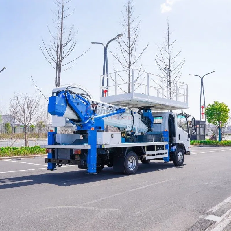 Isuzu 23 Meter, 5 Section Boom Large Aerial Work Platform