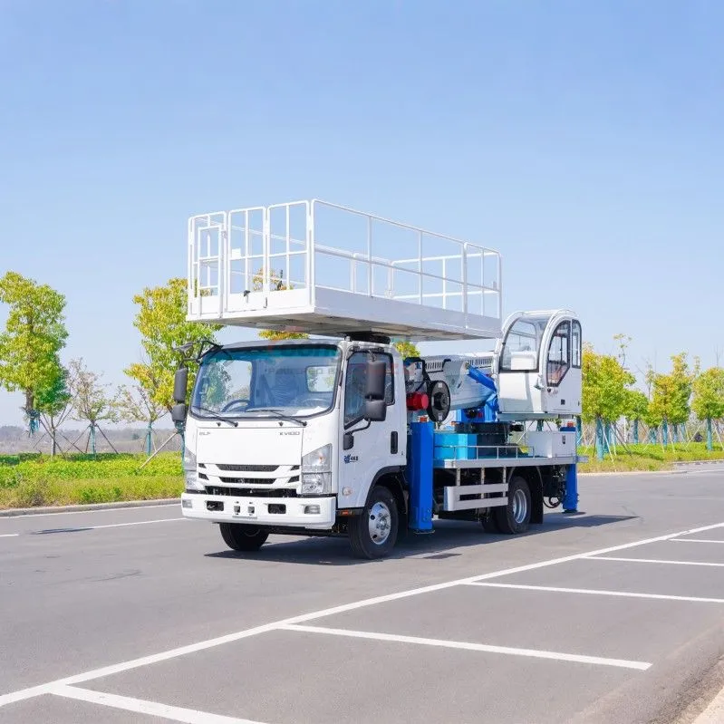Isuzu 23 Meter, 5 Section Boom Large Aerial Work Platform
