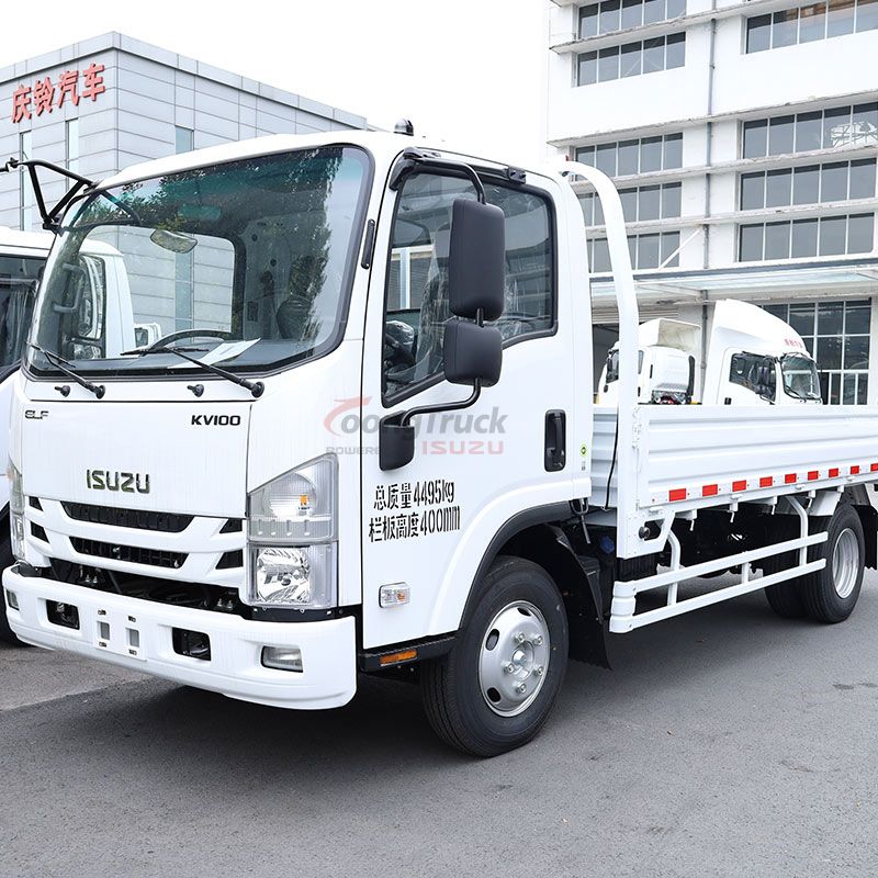 New Isuzu KV100 Flatbed Truck | 88kW Power | High-Strength Chassis | Fuel-Efficient | Commercial