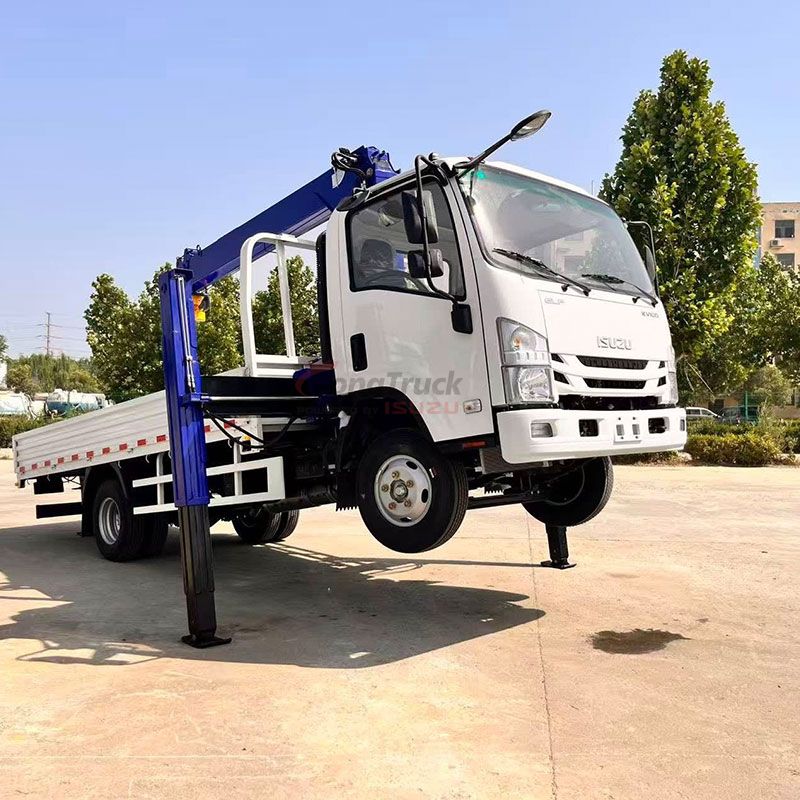 Isuzu KV100 Straight-Arm Crane Truck: High-Efficiency Lifting Solution for Logistics