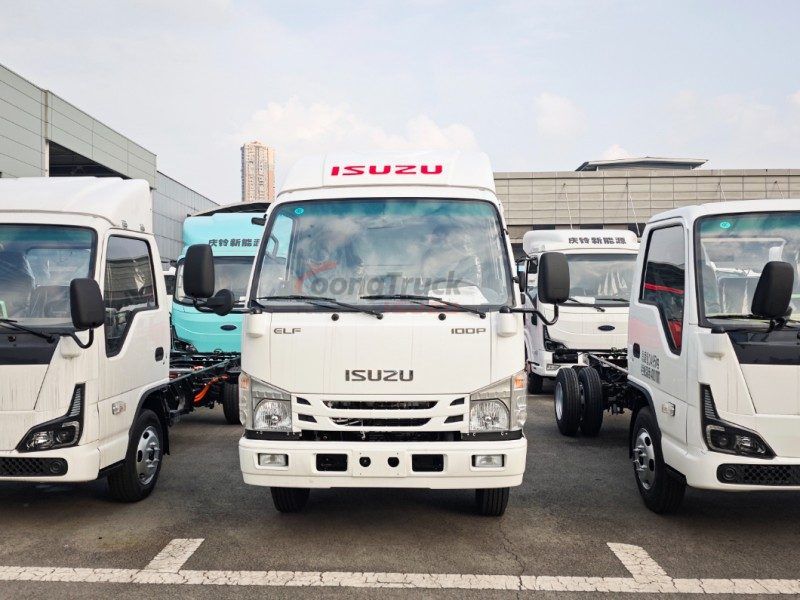 High-Quality Isuzu 100p 130HP 3.6m One Row Truck Chassis