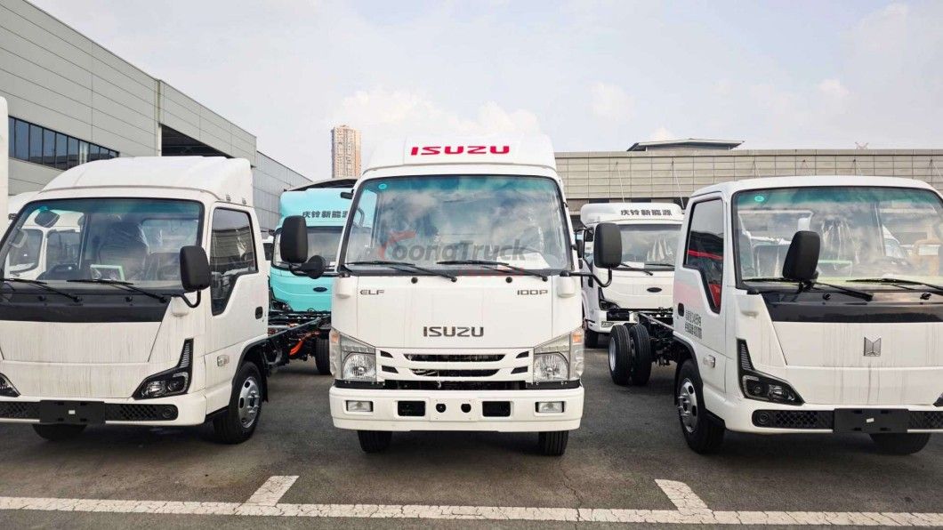 High-Quality Isuzu 100p 130HP 3.6m One Row Truck Chassis