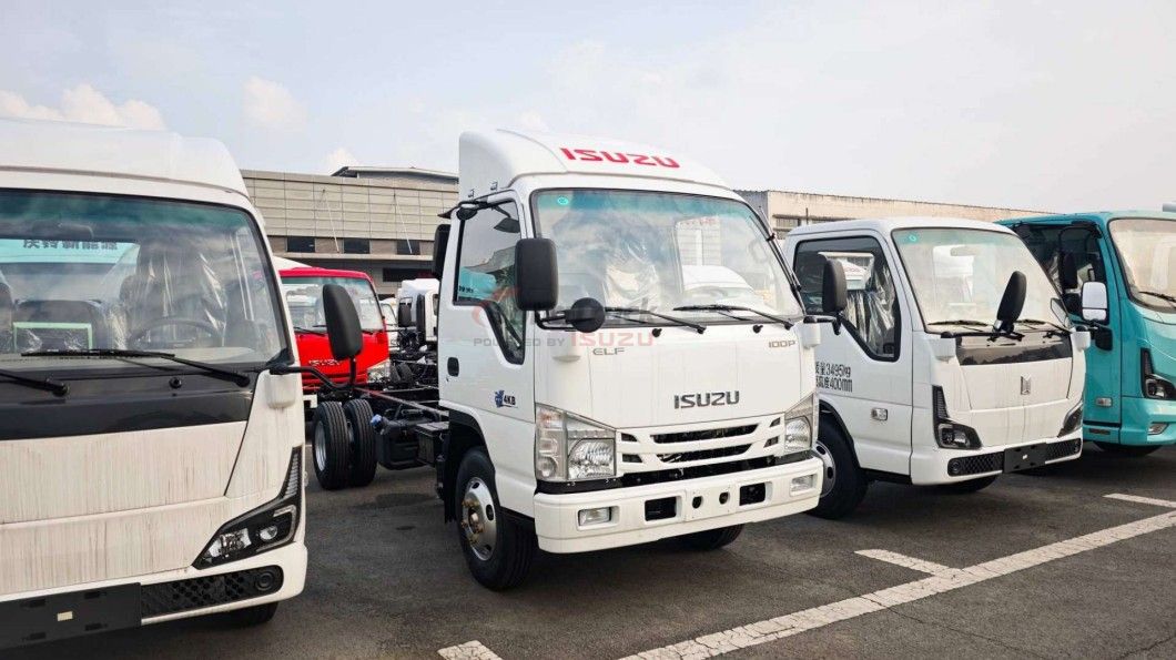 High-Quality Isuzu 100p 130HP 3.6m One Row Truck Chassis