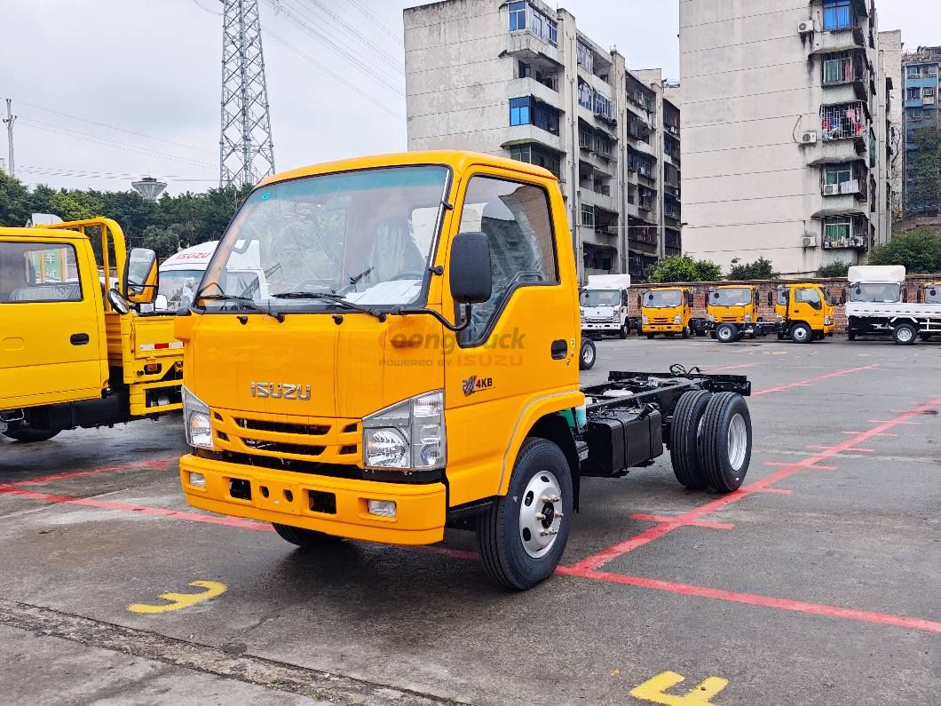 Hot Selling Euro 6 Diesel Isuzu NHR 100P 4x2 Single Cab Chassis Truck