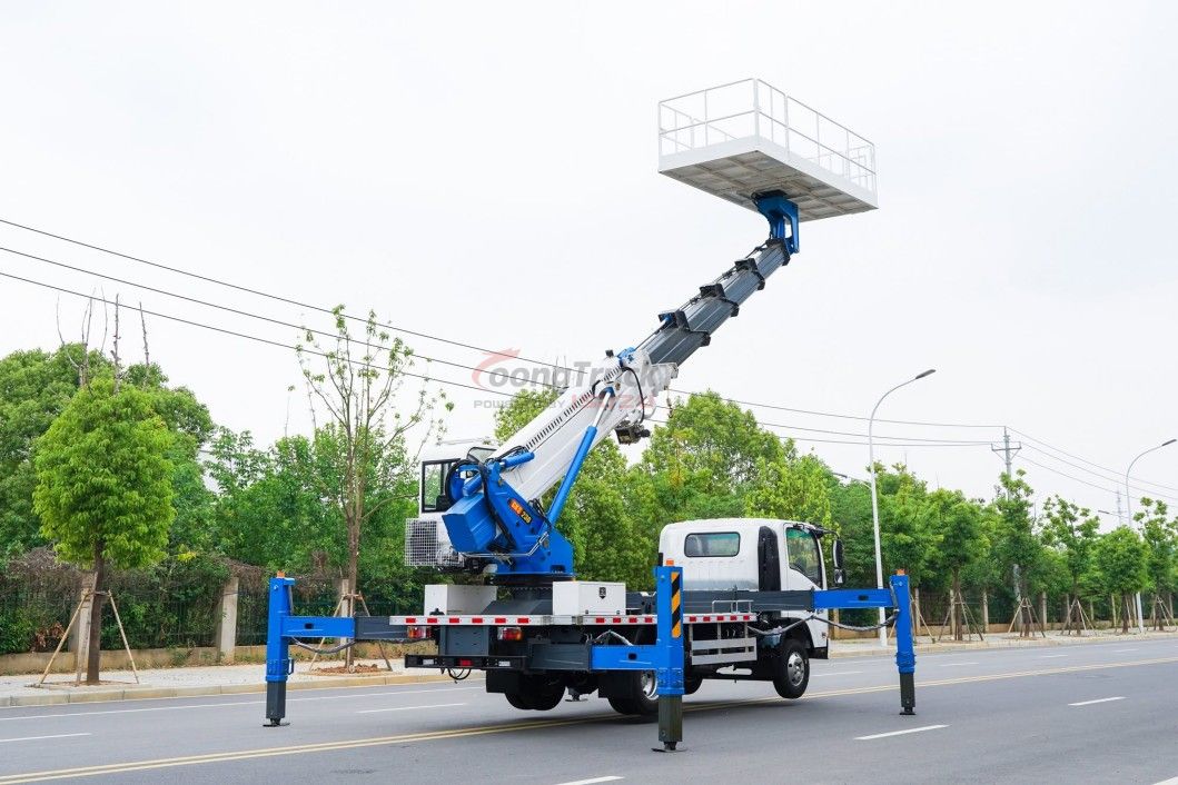 Isuzu 23 Meter, 5 Section Boom Large Aerial Work Platform
